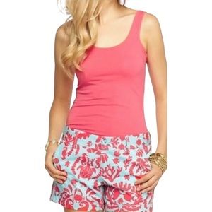 Lilly Pulitzer Shorely Blue Callahan Short Don't Be Shellfish Sz 00